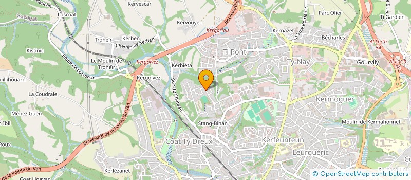 localisation de l'entreprise MADAME EMMANUELLE AUBIER  QUIMPER