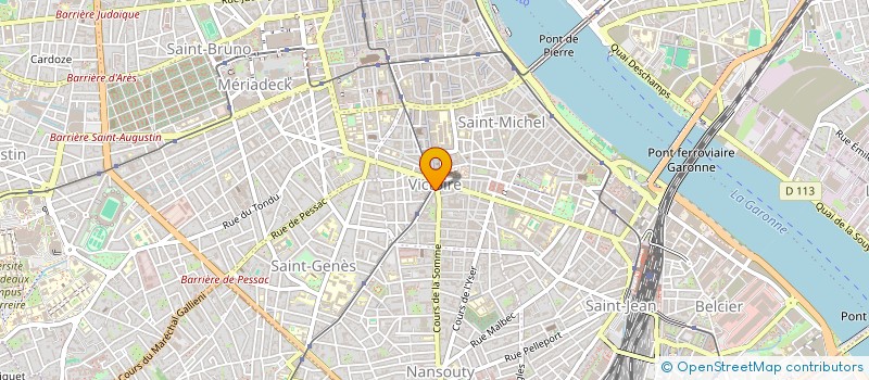 localisation de l'entreprise MADAME EMMANUELLE AUBRY  BORDEAUX