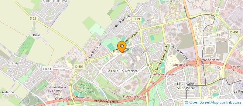 localisation de l'entreprise MADAME EMMANUELLE AUBRY à CAEN