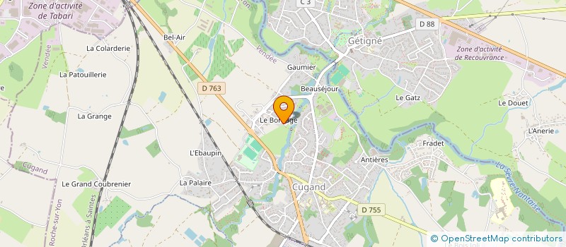 localisation de l'entreprise MADAME EMMANUELLE AUDIC à CUGAND
