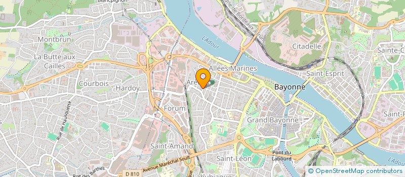 localisation de l'entreprise MADAME EMMANUELLE AUDRAS à BAYONNE