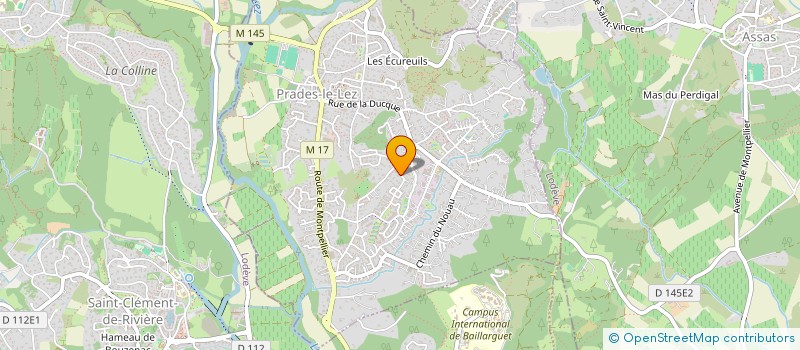 localisation de l'entreprise MADAME EMMANUELLE BACHELIER à MONTPELLIER