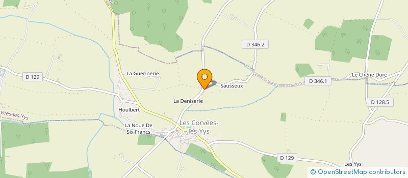 localisation de l'entreprise MADAME EMMANUELLE BACOU à LES CORVEES-LES-YYS
