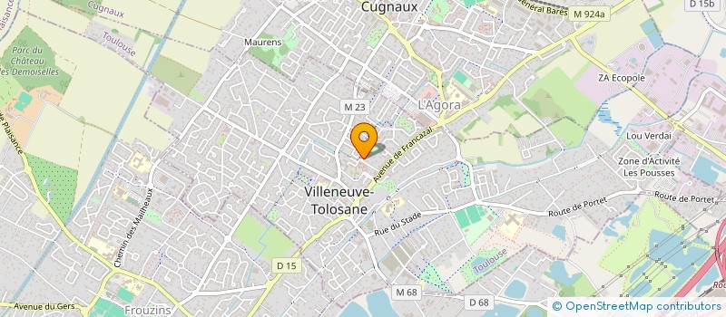 localisation de l'entreprise MADAME EMMANUELLE BADARACCO à VILLENEUVE-TOLOSANE