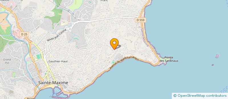 localisation de l'entreprise MADAME EMMANUELLE BADIBANGA à SAINTE-MAXIME