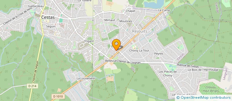 localisation de l'entreprise MADAME EMMANUELLE BALEO  CESTAS