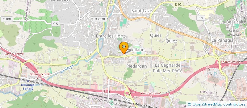 localisation de l'entreprise MADAME EMMANUELLE BARBAUD à OLLIOULES