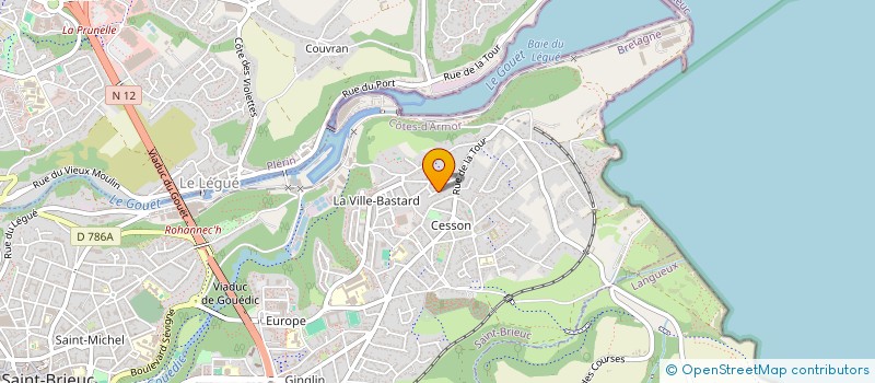 localisation de l'entreprise MADAME EMMANUELLE BARBE  SAINT-BRIEUC