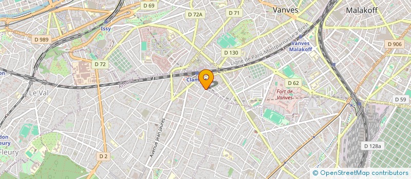 localisation de l'entreprise MADAME EMMANUELLE BARTHES à CLAMART