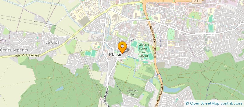 localisation de l'entreprise MADAME EMMANUELLE BASSET  PLAISIR