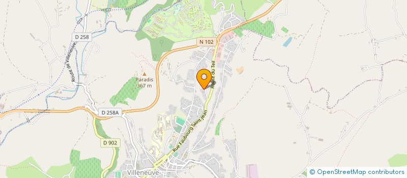 localisation de l'entreprise MADAME EMMANUELLE BASTET  VILLENEUVE-DE-BERG