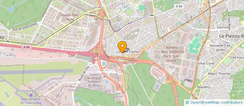 localisation de l'entreprise MADAME EMMANUELLE BAUDA à CLAMART
