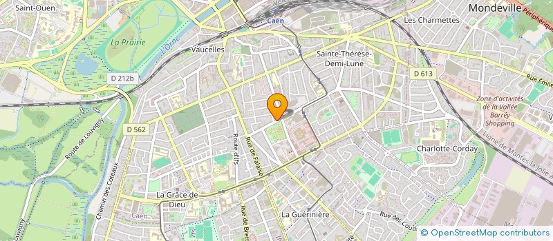 localisation de l'entreprise MADAME EMMANUELLE BAZILLIER à CAEN