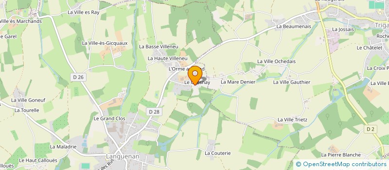 localisation de l'entreprise MADAME EMMANUELLE BEAUCHE  LANGUENAN