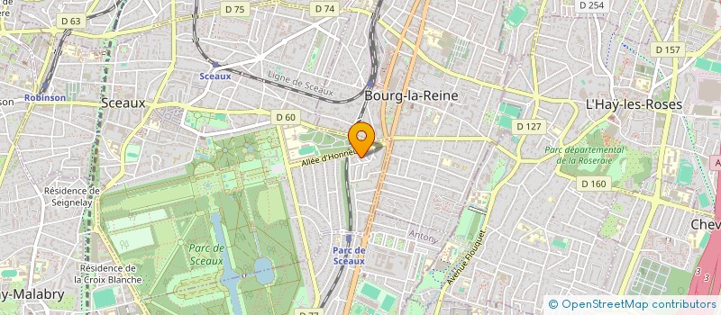 localisation de l'entreprise MADAME EMMANUELLE BEAUXIS-AUSSALET à SCEAUX