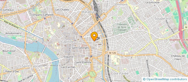 localisation de l'entreprise MADAME EMMANUELLE BELENGER  TOULOUSE