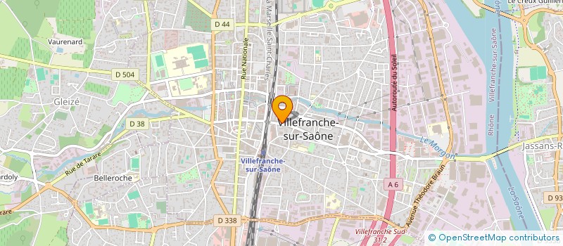 localisation de l'entreprise MADAME EMMANUELLE BELL à VILLEFRANCHE-SUR-SAONE