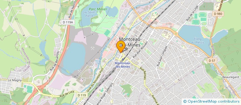 localisation de l'entreprise MADAME EMMANUELLE BERAUD à MONTCEAU-LES-MINES