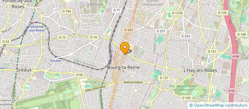 localisation de l'entreprise MADAME EMMANUELLE BERNARD à BOURG-LA-REINE