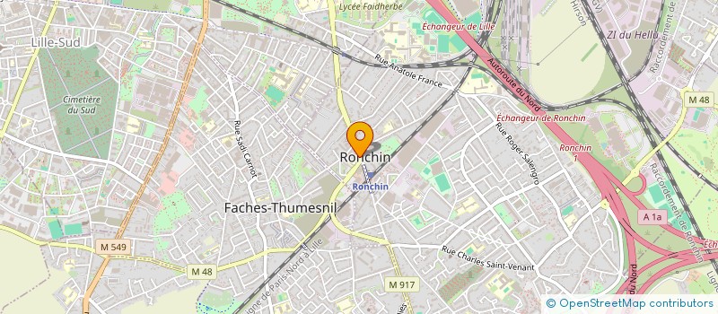 localisation de l'entreprise MADAME EMMANUELLE BERNARD à RONCHIN