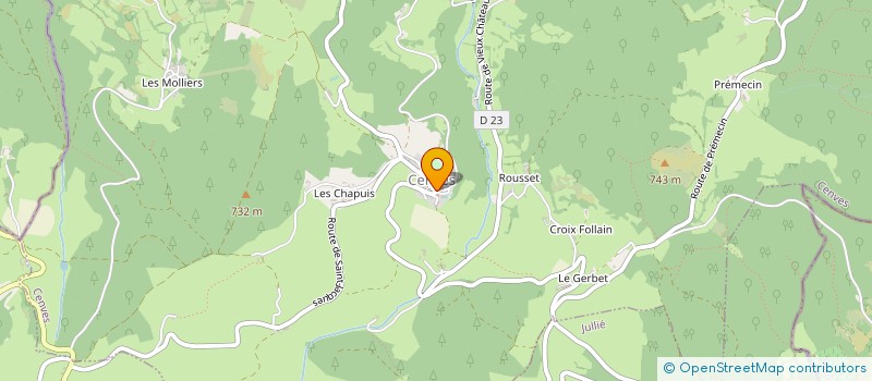 localisation de l'entreprise MADAME EMMANUELLE BERNE  JULLIE