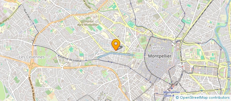 localisation de l'entreprise MADAME EMMANUELLE BERNIER à MONTPELLIER