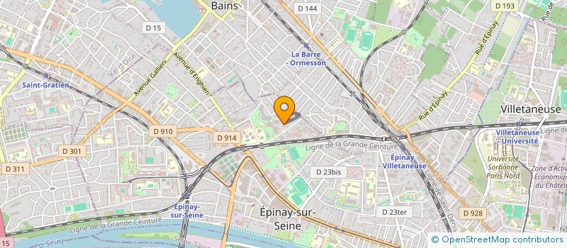 localisation de l'entreprise MADAME EMMANUELLE BERROUA à EPINAY-SUR-SEINE