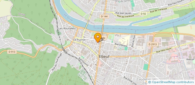 localisation de l'entreprise MADAME EMMANUELLE BERTILLE  ELBEUF