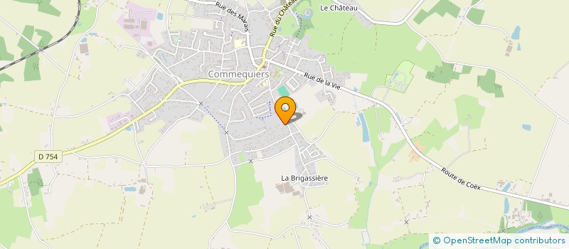 localisation de l'entreprise MADAME EMMANUELLE BERTIN à COMMEQUIERS
