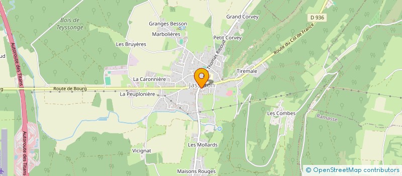 localisation de l'entreprise MADAME EMMANUELLE BERTOLATI  JASSERON