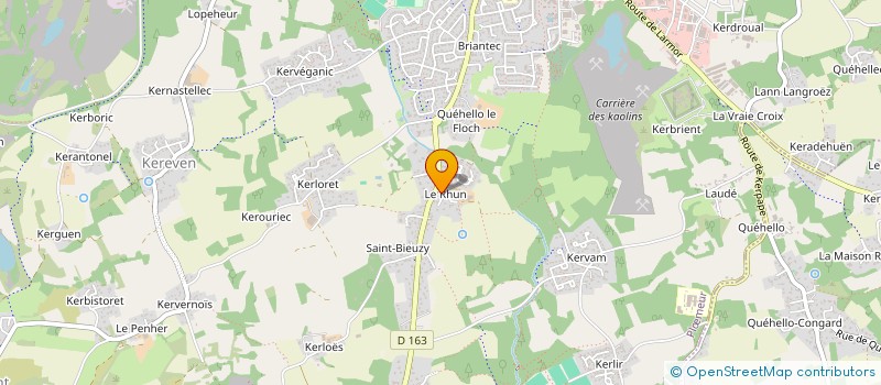 localisation de l'entreprise MADAME EMMANUELLE BESREST  PLOEMEUR