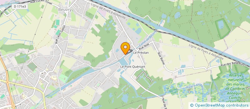 localisation de l'entreprise MADAME EMMANUELLE BESSE  BEUVRY