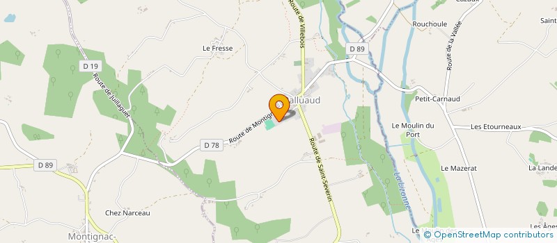 localisation de l'entreprise MADAME EMMANUELLE BIGEON  PALLUAUD