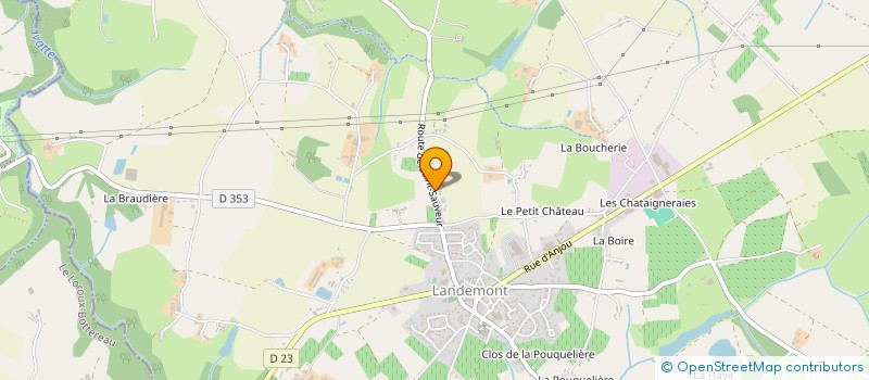 localisation de l'entreprise MADAME EMMANUELLE BILLI à OREE D'ANJOU