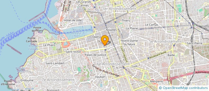 localisation de l'entreprise MADAME EMMANUELLE BINDINELLI  MARSEILLE