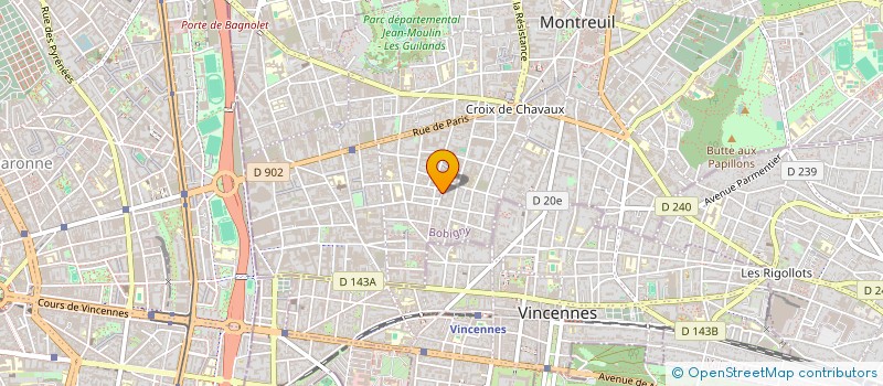 localisation de l'entreprise MADAME EMMANUELLE BIRAMBEAU à MONTREUIL