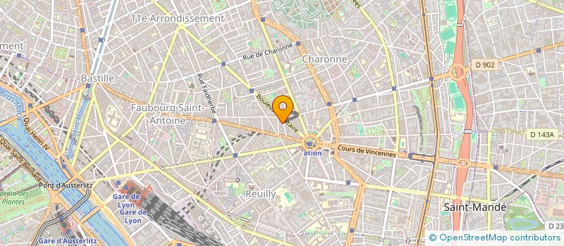 localisation de l'entreprise MADAME EMMANUELLE BIRAUD  PARIS