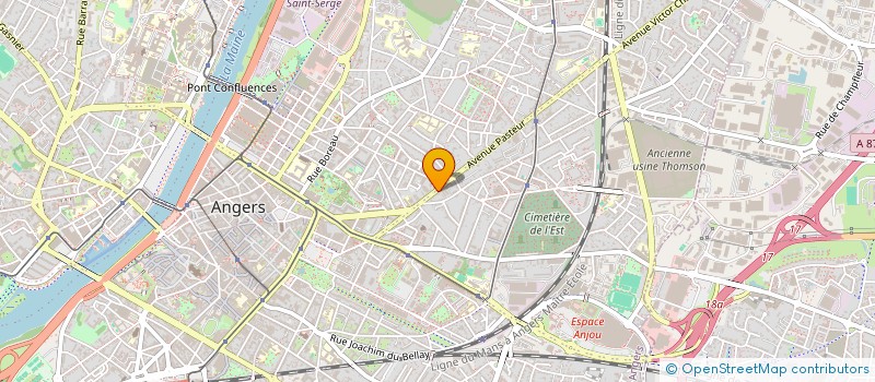 localisation de l'entreprise MADAME EMMANUELLE BODIN à ANGERS