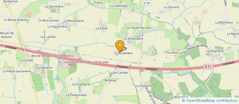 localisation de l'entreprise MADAME EMMANUELLE BOITEAULT à LOIREAUXENCE