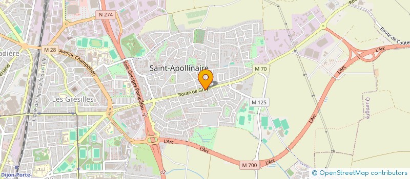 localisation de l'entreprise MADAME EMMANUELLE BOLOT à SAINT-APOLLINAIRE