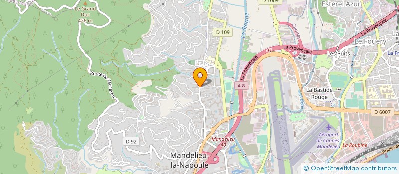 localisation de l'entreprise MADAME EMMANUELLE BONARDI à MANDELIEU-LA-NAPOULE