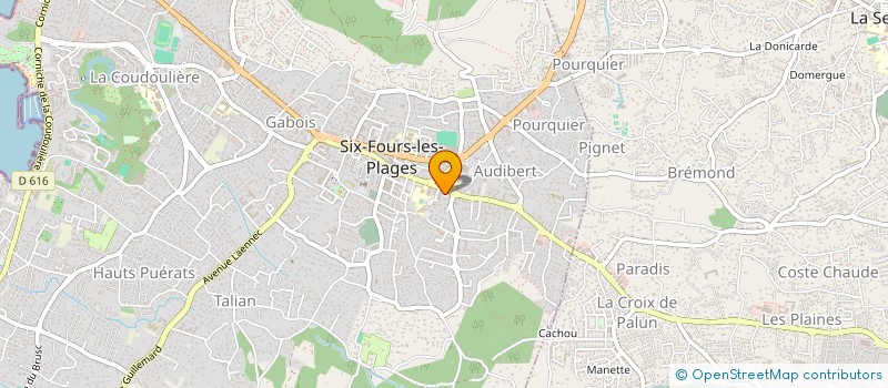 localisation de l'entreprise MADAME EMMANUELLE BONHOMME-KREJITTE à SIX-FOURS-LES-PLAGES