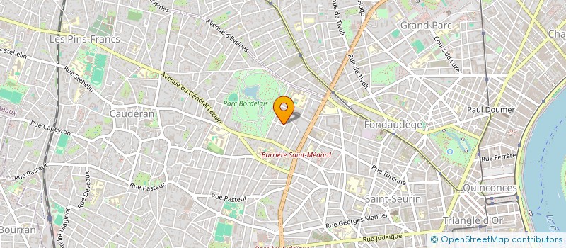 localisation de l'entreprise MADAME EMMANUELLE BONIN  LE BOUSCAT