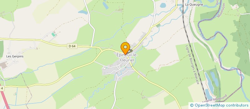 localisation de l'entreprise MADAME EMMANUELLE BONNIN  FAVERDINES