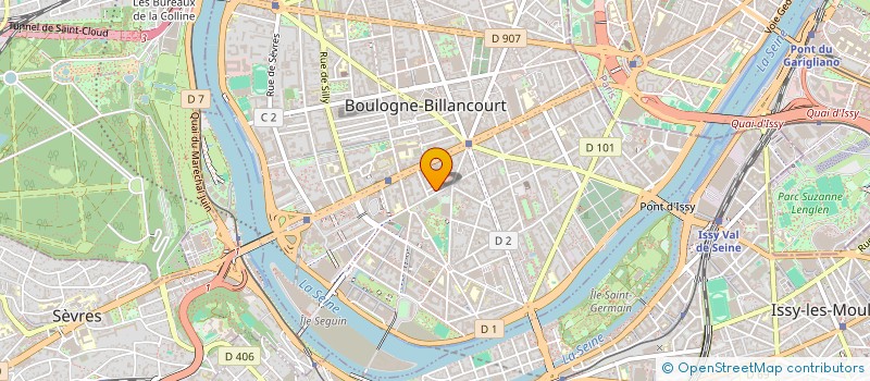 localisation de l'entreprise MADAME EMMANUELLE BOQUET à BOULOGNE-BILLANCOURT