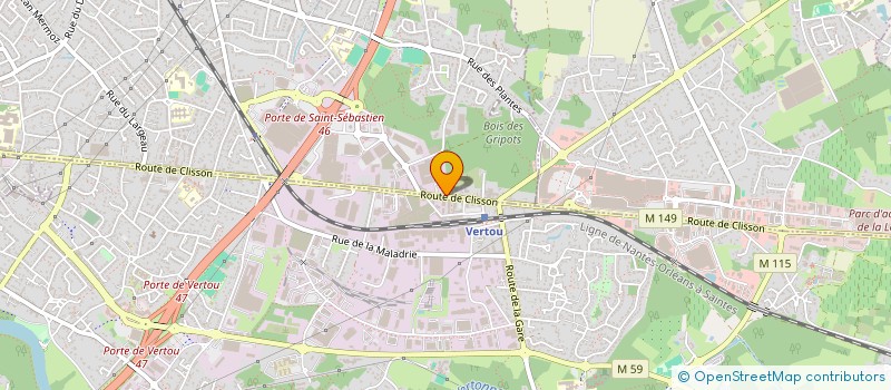 localisation de l'entreprise MADAME EMMANUELLE BORGHI à SAINT-SEBASTIEN-SUR-LOIRE