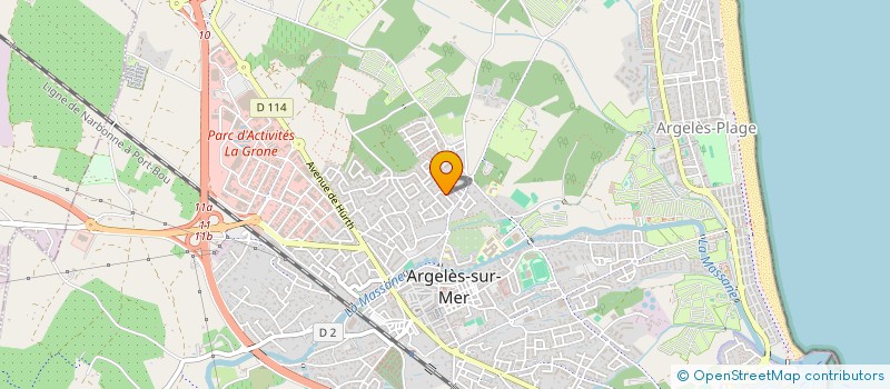 localisation de l'entreprise MADAME EMMANUELLE BORREIL  ARGELES-SUR-MER