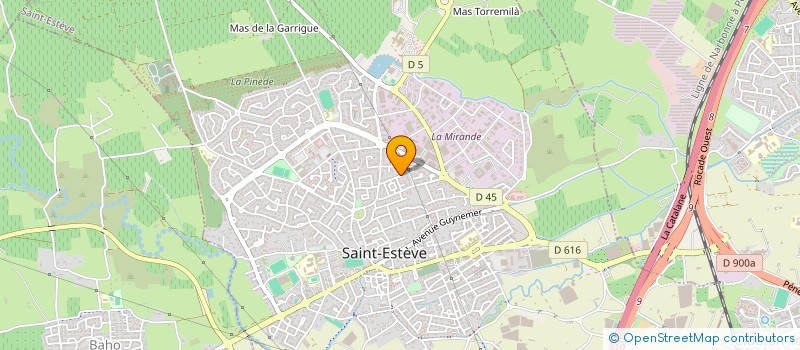 localisation de l'entreprise MADAME EMMANUELLE BOUCHY à SAINT-ESTEVE