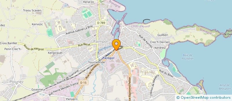 localisation de l'entreprise MADAME EMMANUELLE BOUDAOUD  PAIMPOL