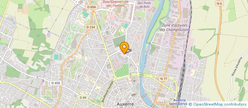 localisation de l'entreprise MADAME EMMANUELLE BOUDVILLAIN à AUXERRE